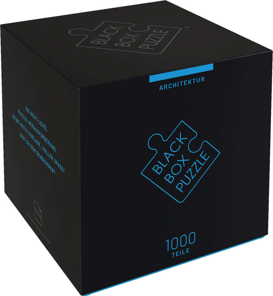 Originale Black Box Puzzle Architektur